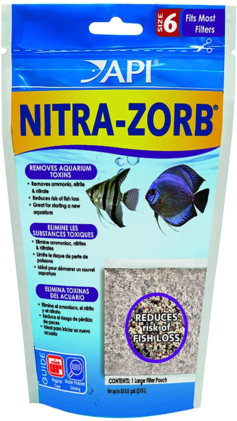 API NITRA-ZORB - Bolsa de filtro para filtro de acuario (tamaño 6, 1 unidad), modelo 110A