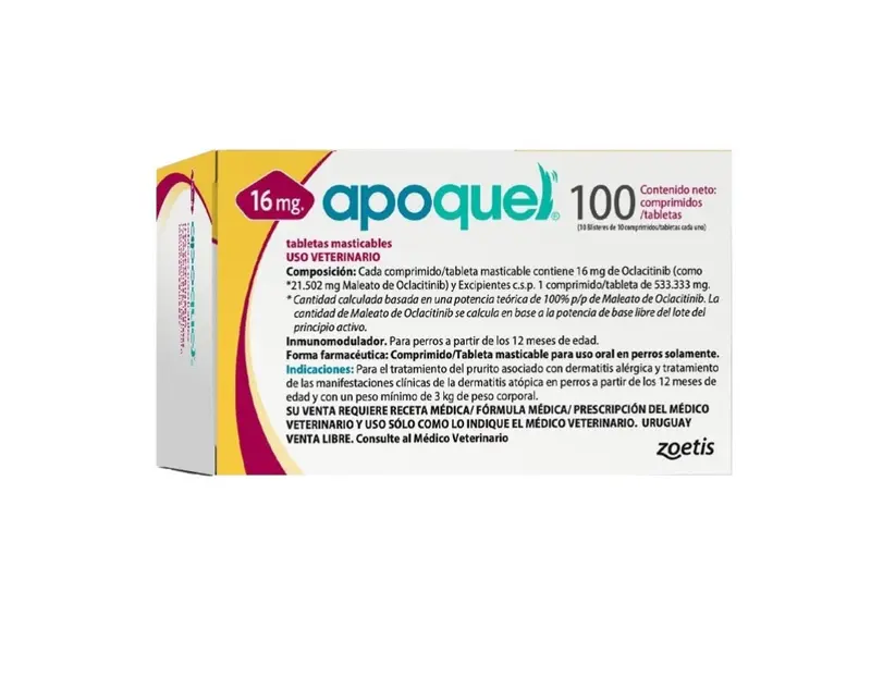 Apoquel Masticable 16 mg 100 tabletas ( Oclacitinib )