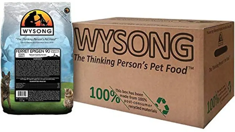 Apoyo digestivo Ferret Epigen 90 de Wysong, alimento de hurón seco