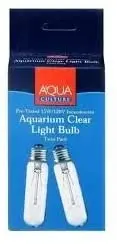 Aqua Culture - Bombilla para acuario (15 W, 120 V, 2 unidades)