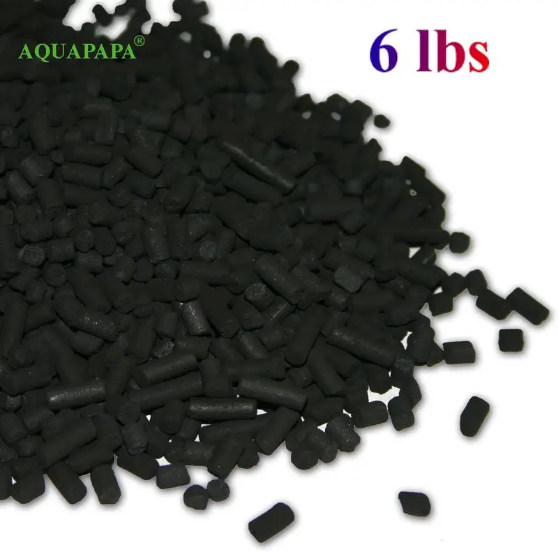 aquacity & # 8482; 6 libras Bulk Filtro de pellets de carbón para Acuario Fish Tank Koi Reef de carbono activado