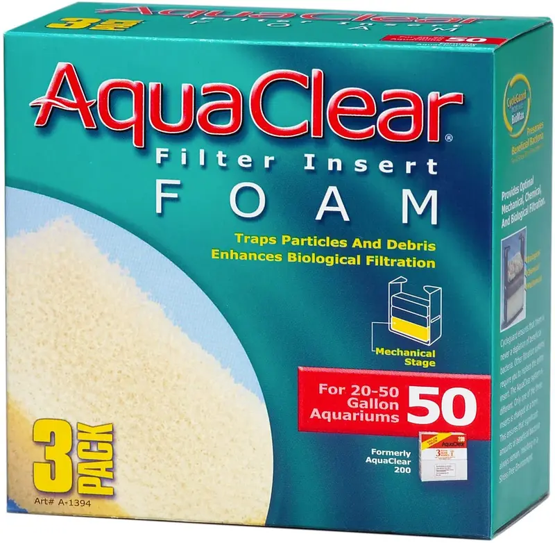AquaClear Espuma Insertos, 3 paquetes