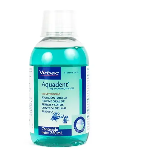Aquadent 250 mL ( Xilitol ) refrescante bucal perros y gatos
