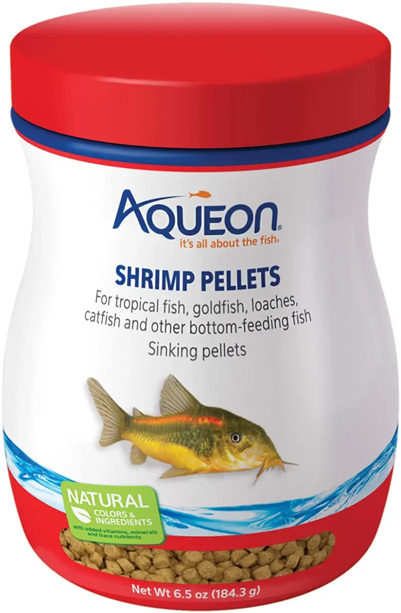 Aqueon Pellets de camarón Alimento de pescado