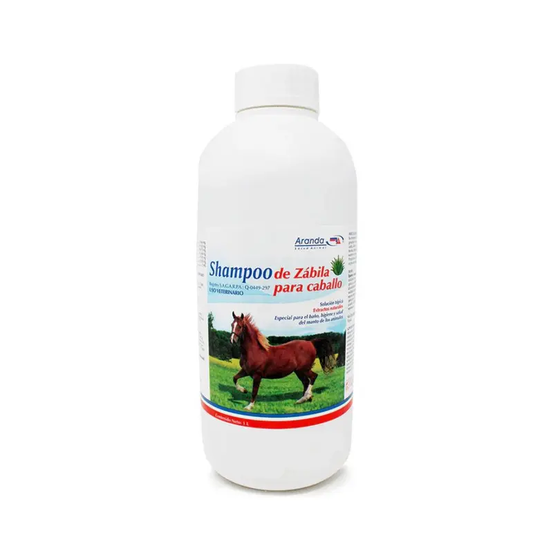 Aranda Shampoo De Zabila Para Caballo 1L