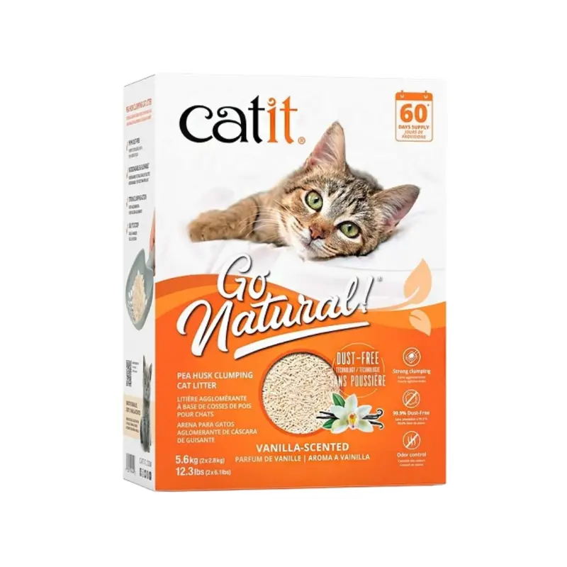 Arena Catit Go Natural Biodegradable Vainilla 5,6 kg