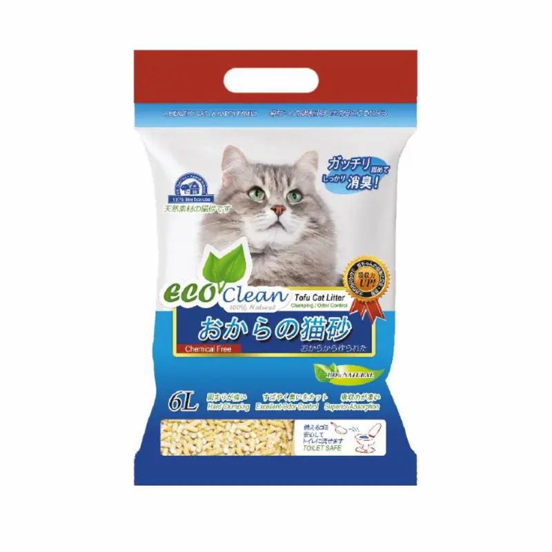 Arena Para Gato eco clean tofu Cat Litter  6 lbrs