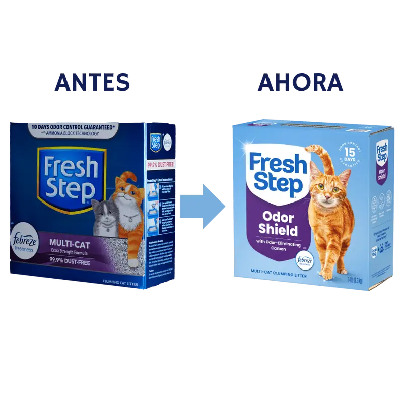 Arena para gato Fresh Step Multi Cat Aglomerante