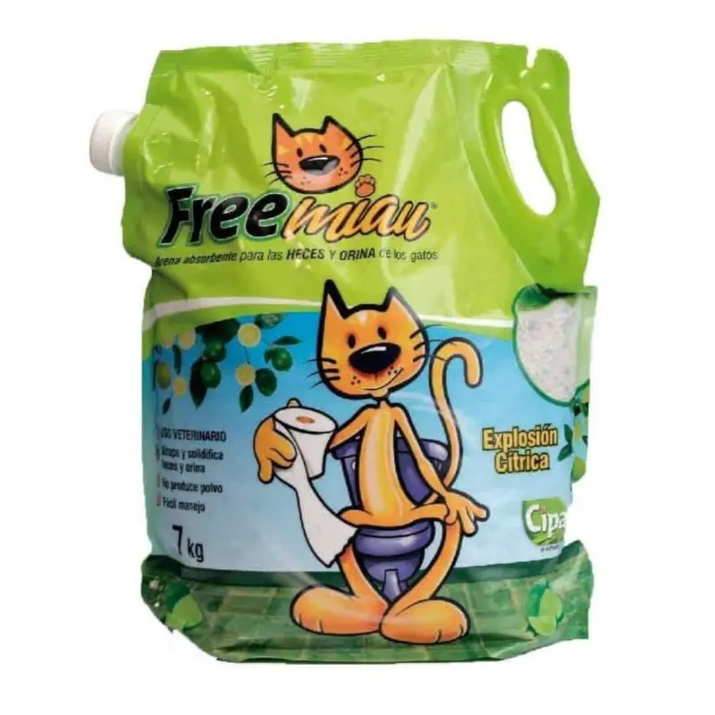 Arena Para Gato Limon Freemiau 7Kg