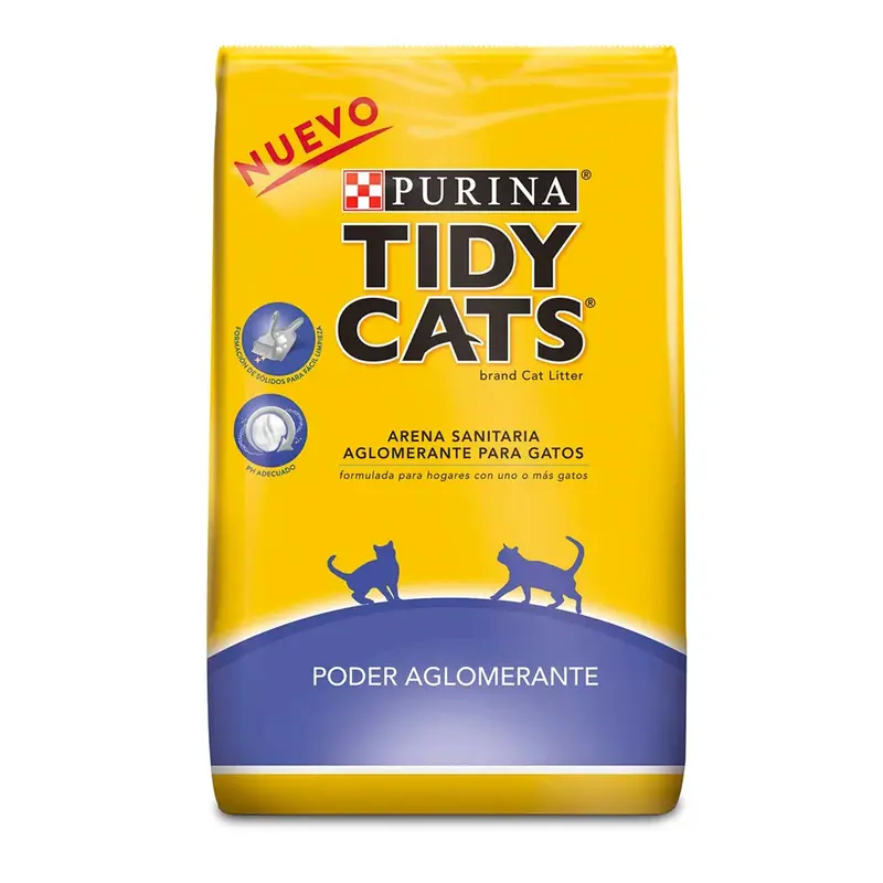 Arena Para Gato Purina Tidy Cats Aglomerante 9 Kg