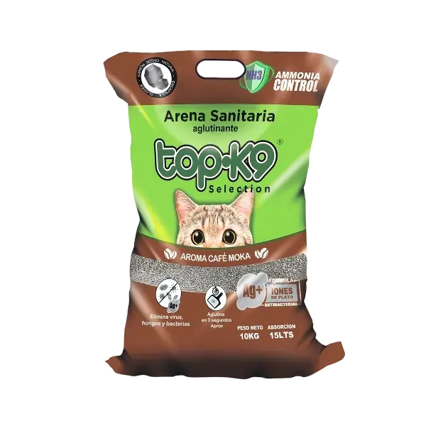 Arena Top K9 Aglutinante 10 kg Café Moka