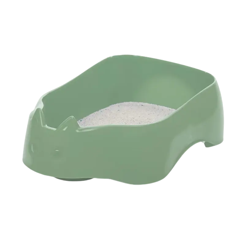 Arenero Verde Oliva con Diseño de Gato Kanu Pet para Gato