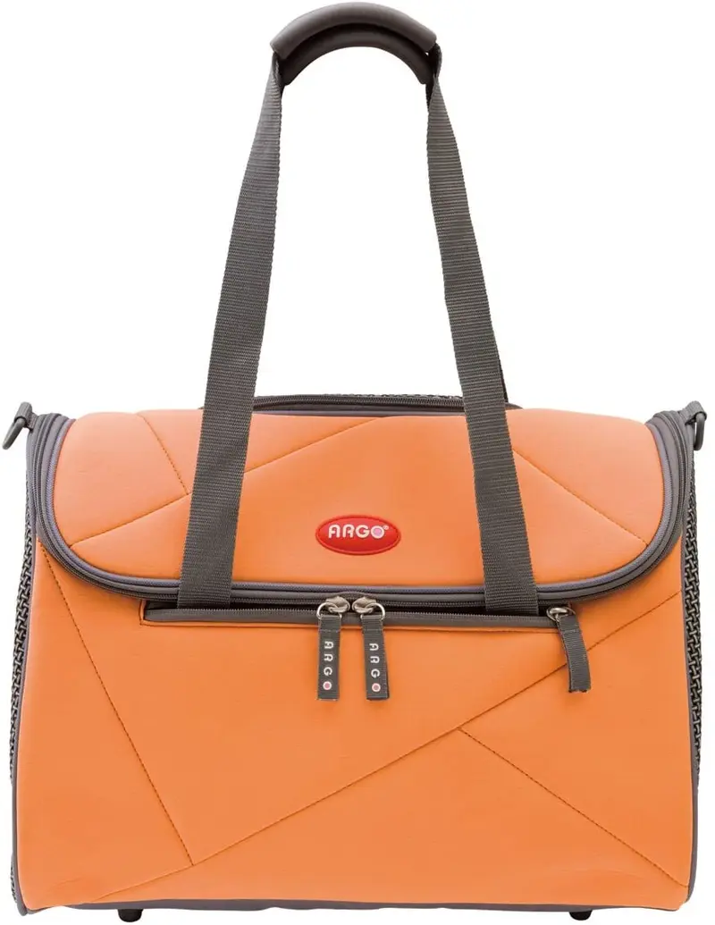 ARGO by teafco Pet Avion Airline Aprobado Pet Carrier, Tango Naranja, Medium
