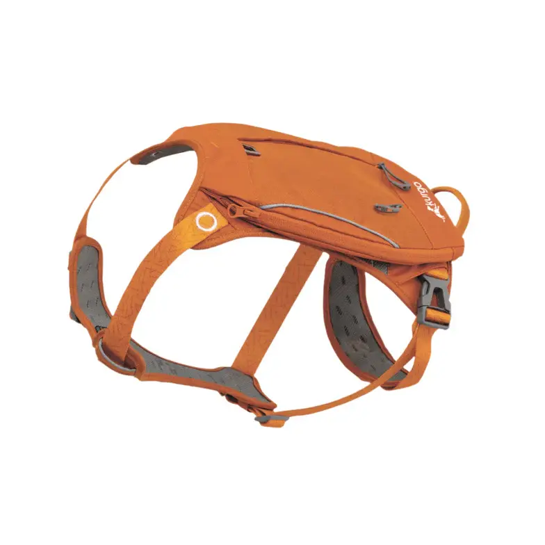 Arnés-Alforja Cascade 2-en-1 para Perros - Naranja Quemado (Burnt Orange) | Kurgo