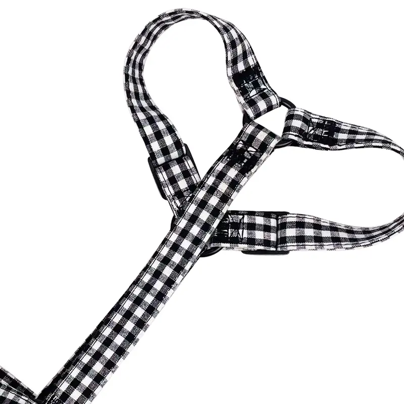 Arnés en H - Vichy Negro