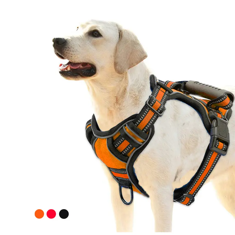 Arnés para perros transpirable y reflectante sin tirón – Chaleco de paseo