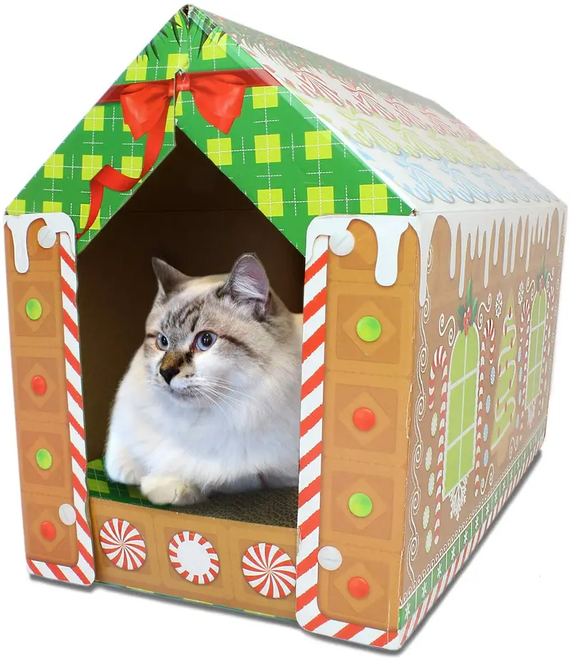 ASPCA Cat Scratch House w/ Bonus Catnip Included
