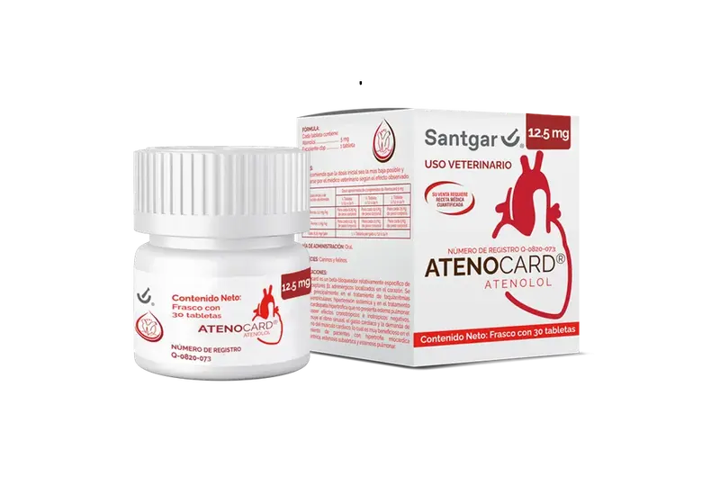 Atenocard 12.5 mg  30 Tabletas (Atenolol ) ESTE PRODUCTO ES CONTROLADO Y SU VENTA REQUIERE DE RECETA MÉDICA CUANTIFICADA EN ORIGINAL (Copia) (Copia) (Copia)
