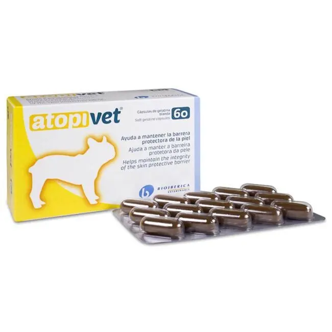 Atopivet Cápsulas Dermatológicas para Perros y Gatos – Bioibérica