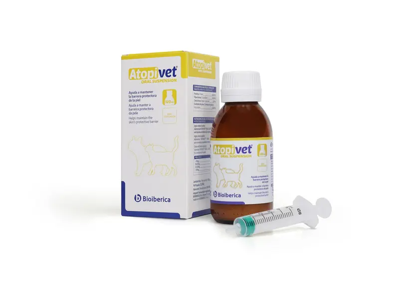Atopivet Suspensión Oral 120 ml – Cuidado de la Piel Atópica de Mascotas