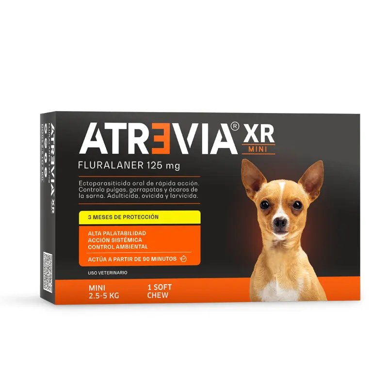 Atrevia XR Antipulgas y Antigarrapatas para Perros x 1 Tableta