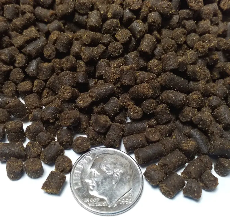 Axolotl Food, pellets de hundimiento húmedo suave para axolotles, camarones, caracoles y peces tropicales de 3/16 pulgadas Rangen Pellets