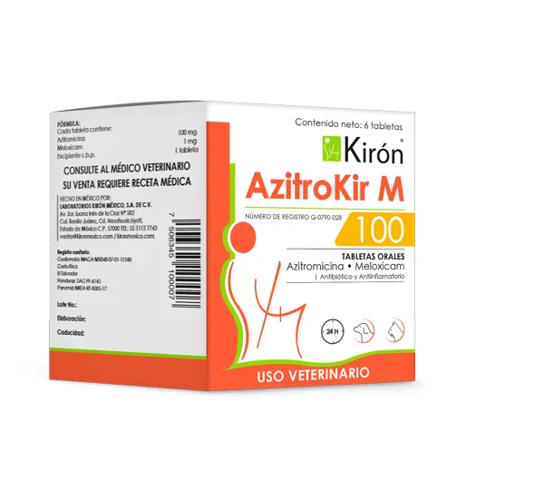 Azitrokir M 100 6 Tabletas