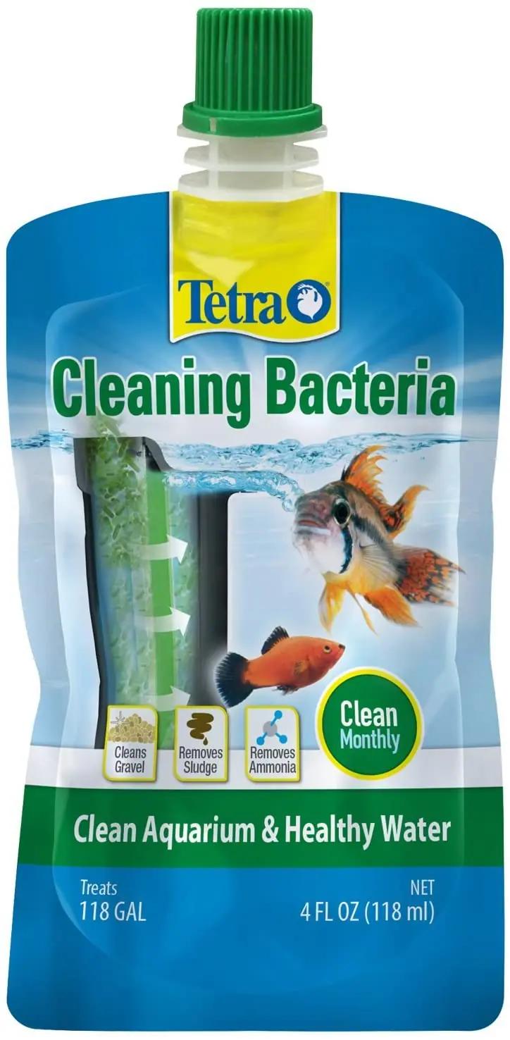 Bacterias de limpieza Tetra para acuarios limpios y agua saludable