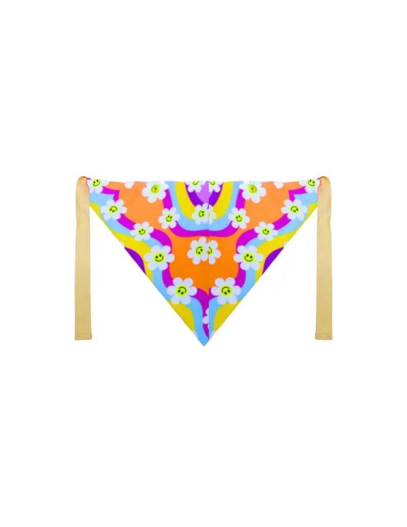 Bandanas Reversibles de Flores Coloridas.