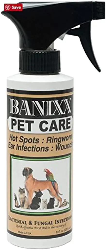 Banixx Pet Care para infecciones fúngicas y bacterianas 8 oz