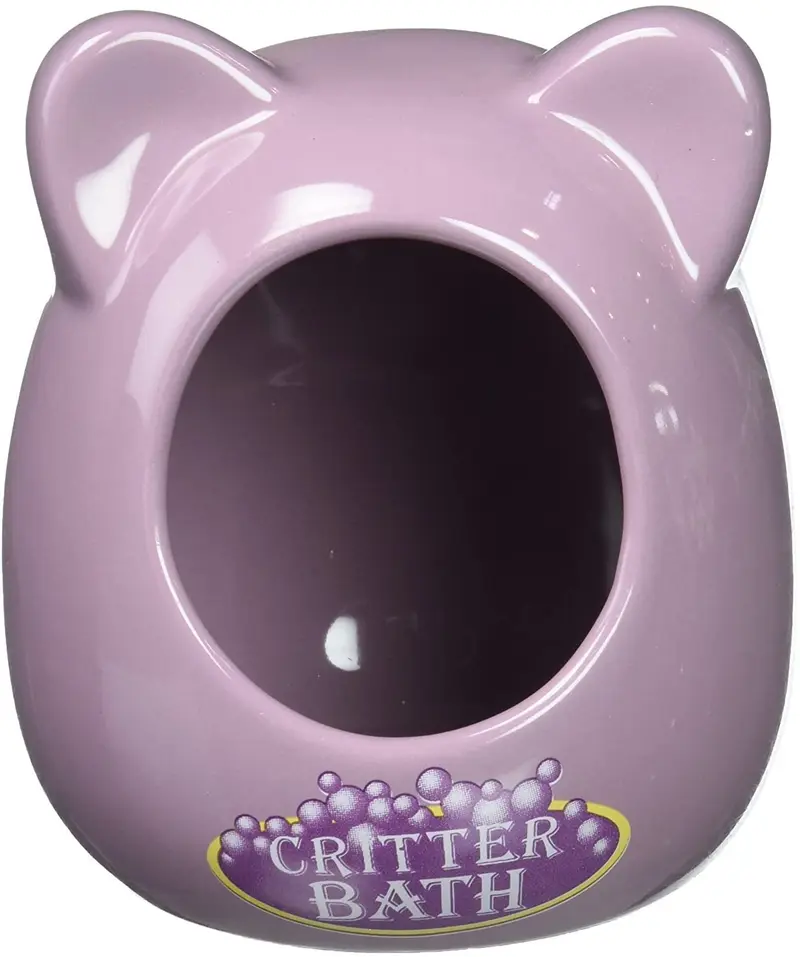 Baño Critter de cerámica Kaytee, pequeño, S, Color Variado