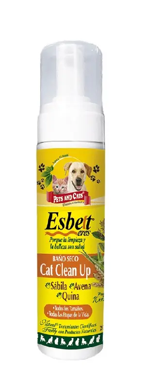 Baño Seco Para Gato Esbelt Cat X 200 Ml