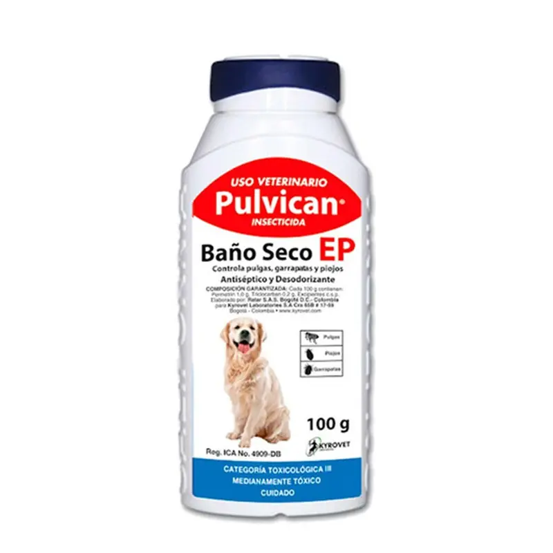 Baño Seco Pulvican 100g