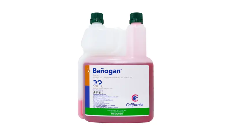 BañoGan 500 ml y 1000 ml Control de Garrapatas y Parasitos en Bovinos