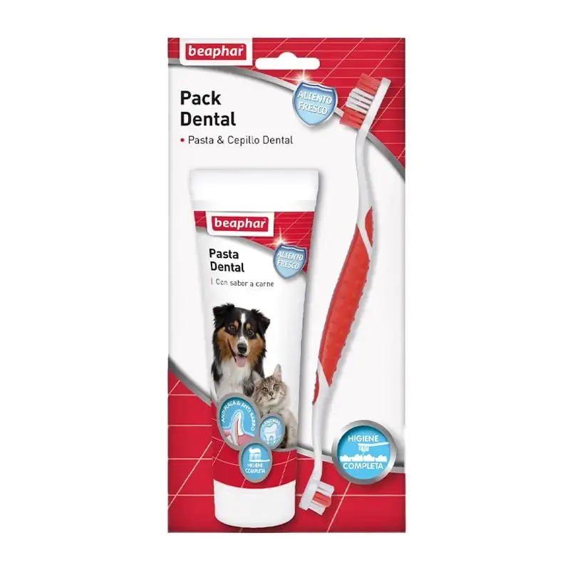 Beaphar Kit Cepillo + Pasta Dental