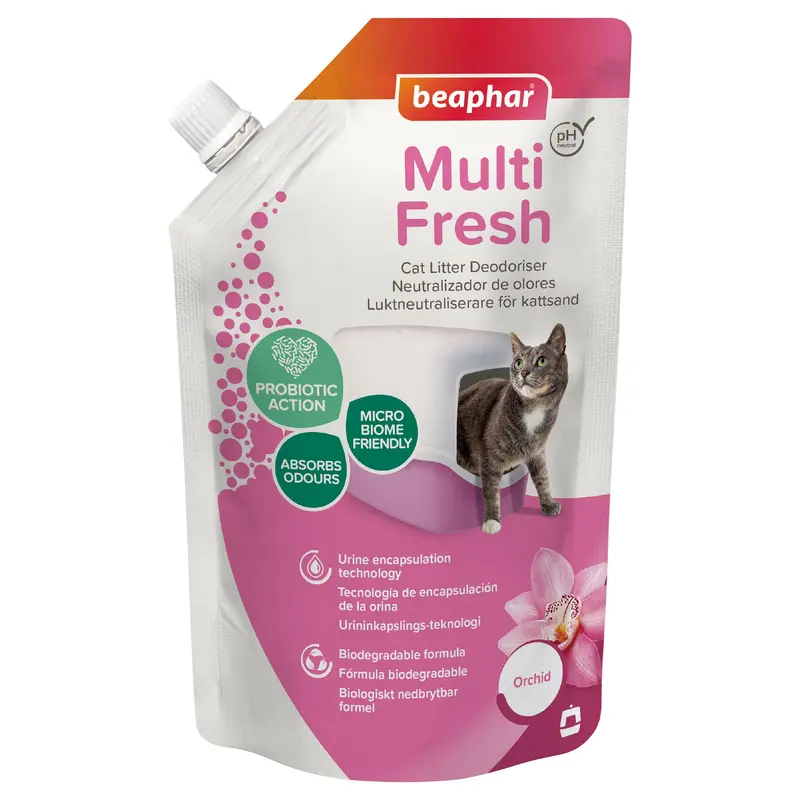 Beaphar Multifresh gato Neutralizador Olores Orquídea 400 g