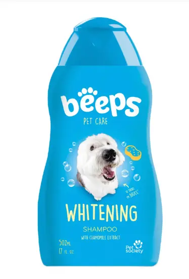 BEEPS CHAMPU BLANQUEADOR PELO BLANCO X 502 ML
