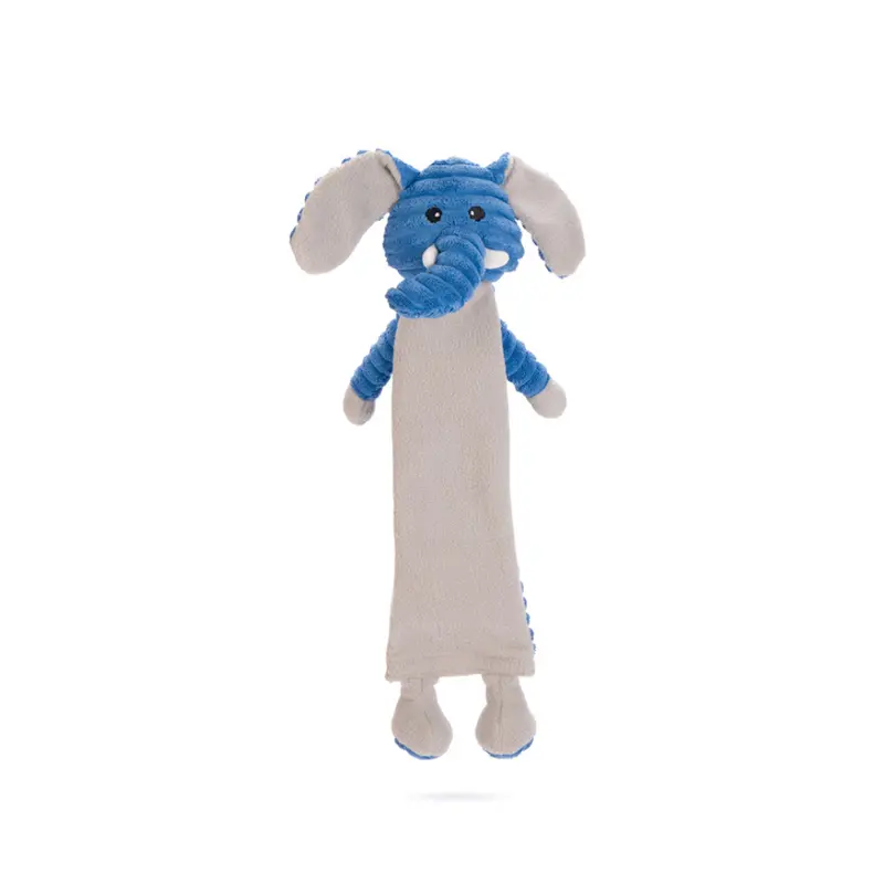 BEEZTEES Flatinos Elefante sin relleno para perros