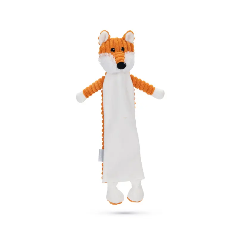 BEEZTEES Flatinos Zorro sin relleno para perros