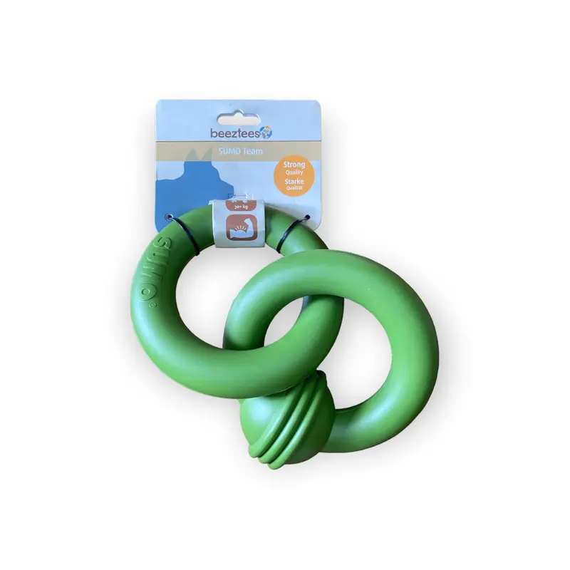 BEEZTEES Sumo Toy Verde para perros