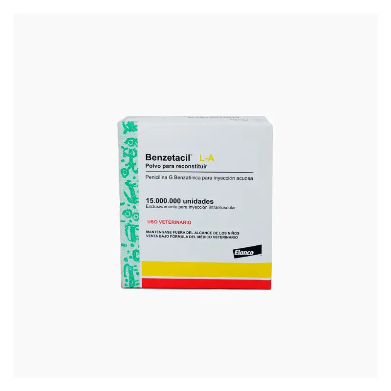 Benzetacil L A Fco De 15 Millones Ui antibiotico para caballos