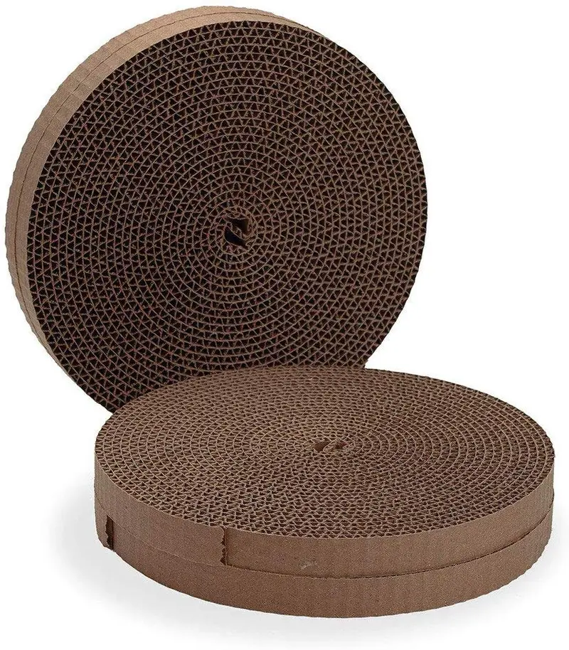 Bergan Turbo Scratcher Star Chaser Reemplazo Cat Scratch Pad Refill 2pk