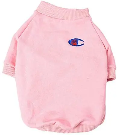 BinetGo - Sudadera para perro con forro de terciopelo y bordado de ojos