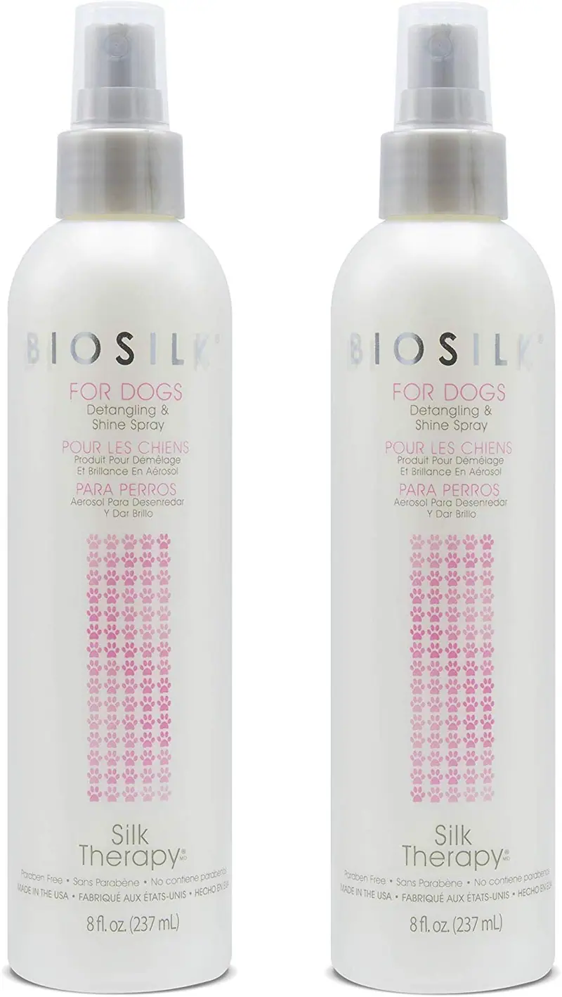 BioSilk Therapy Desenredante en spray para todos los perros y cachorros