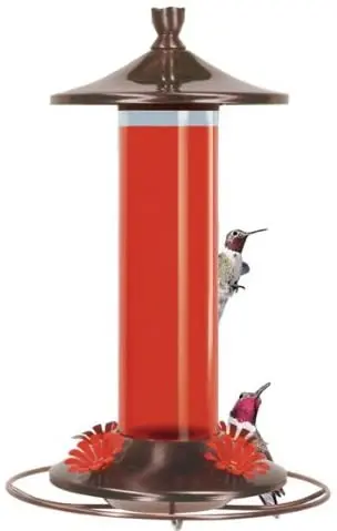 Birdscapes 710 12-Ounce de metal pulido vidrio Colibrí alimentador, 12 onza