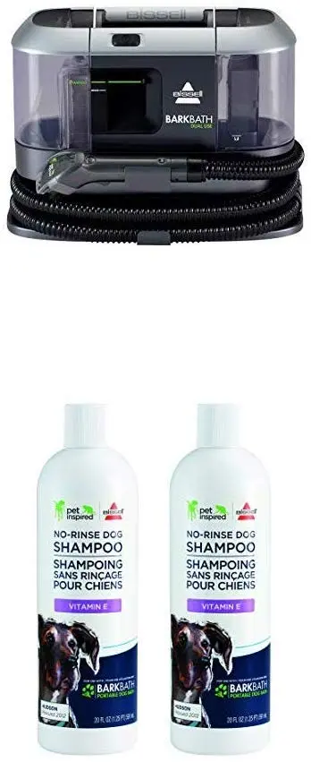 Bissell BARKBATH - Limpiador de baño portátil para perro y profundidad