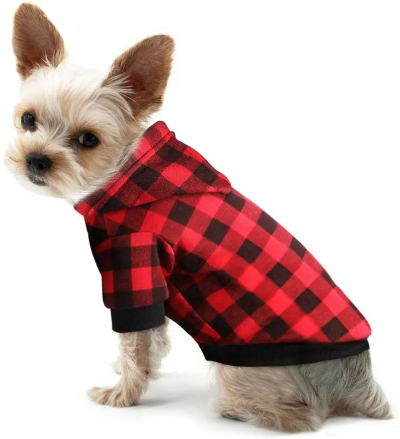 Blaoicni sudadera con capucha para perros, gatos, cachorros, abrigos cálidos y suaves