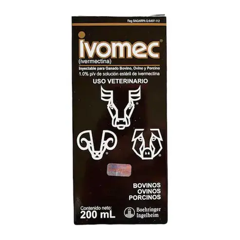Boehringer Ivomec 1% Inyectable 200 Ml