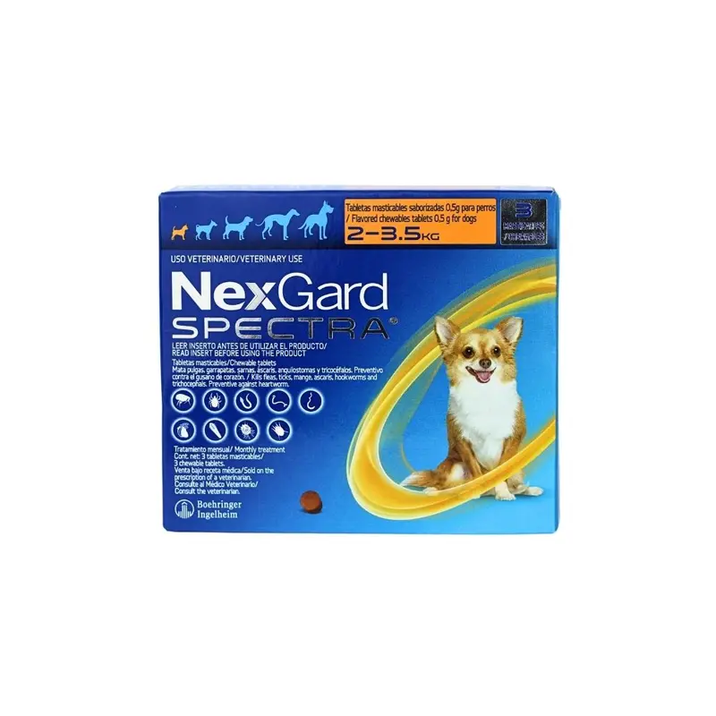 Boehringer Nexgard Spectra Xs 2 - 3.5 Kg 3 Tab