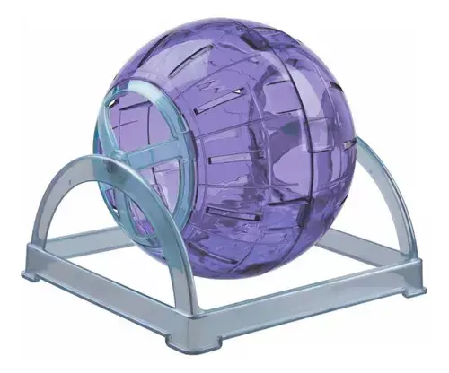 Bola De Paseo Hamster Con Pedestal 18cm